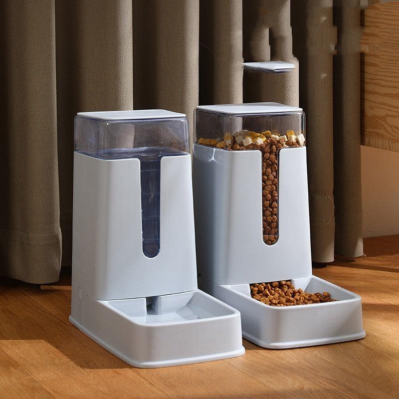 Pet Double Bowl Automatic Feeder Waterer Phantom of the Vogue