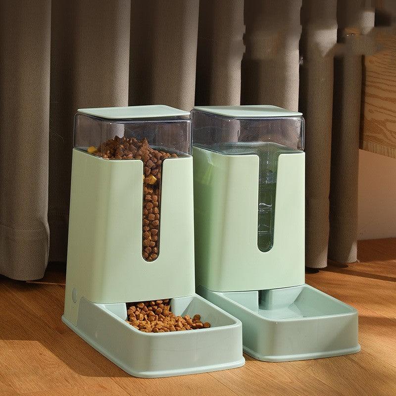 Pet Double Bowl Automatic Feeder Waterer Phantom of the Vogue