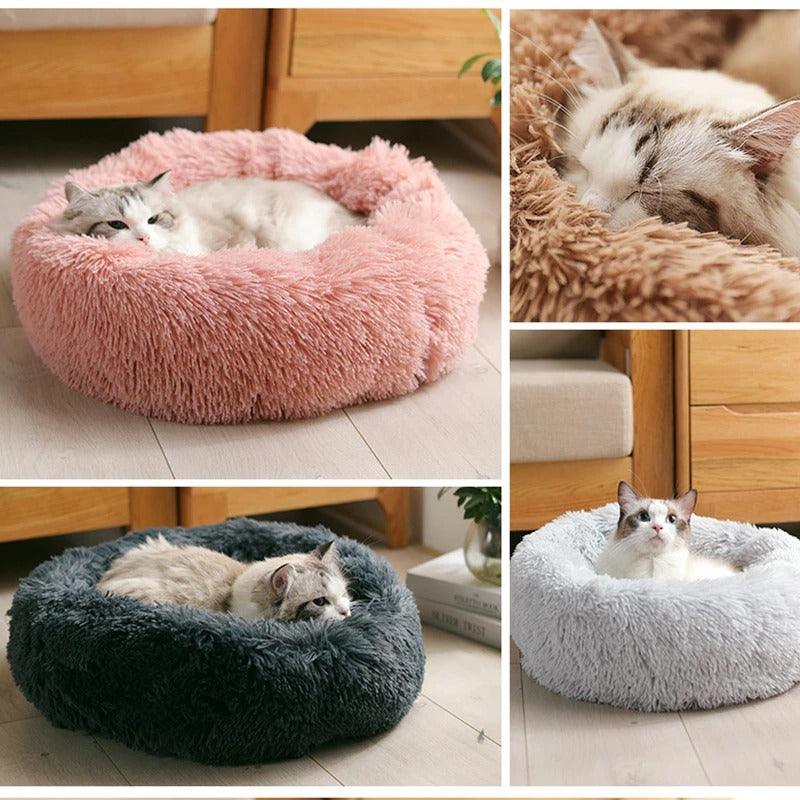 Dog Bed Super Soft Washable Long Plush Pet Kennel Deep Sleep Dog House Velvet Mats Sofa For Dog Basket Pet Cat Bed Phantom of the Vogue