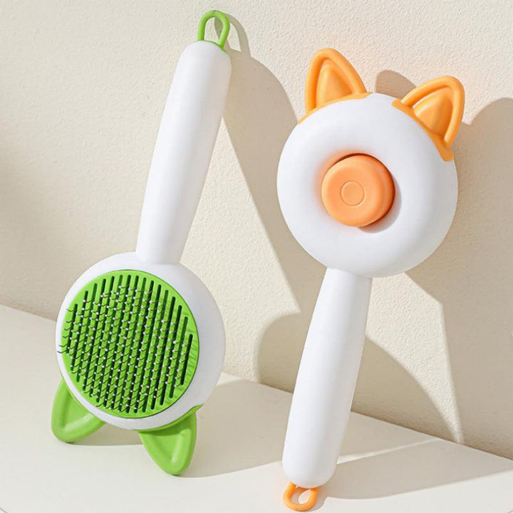 Pet Dog Brush Cat Comb Self Cleaning Pet Hair Remover Brush For Dogs Cats Grooming Tools Pets Dematting Comb Dogs Accessories Pet Products Phantom of the Vogue