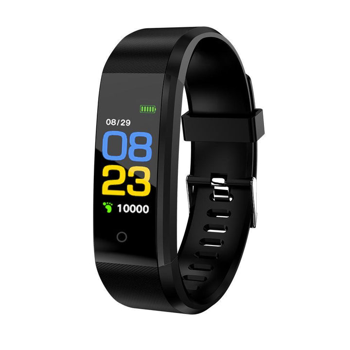 Screen Smart Wristband Heart Rate Monitor Fitness Activity Tracker 115plus Smart Band Color Blood Pressure Music Remote Control Phantom of the Vogue