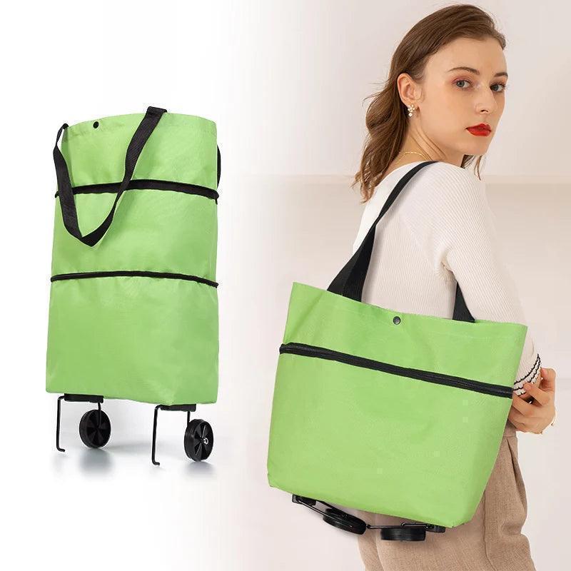 Foldable Trolley Shopping Bag - Phantom of the Vogue