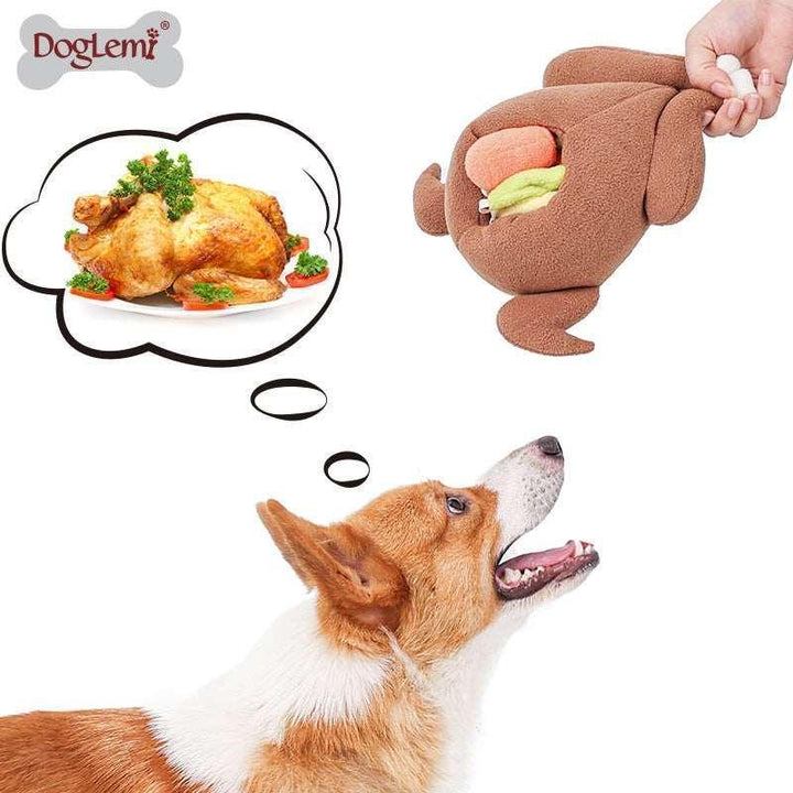 Roast Turkey Vegetables Sniffing Pets Toy - Phantom of the Vogue