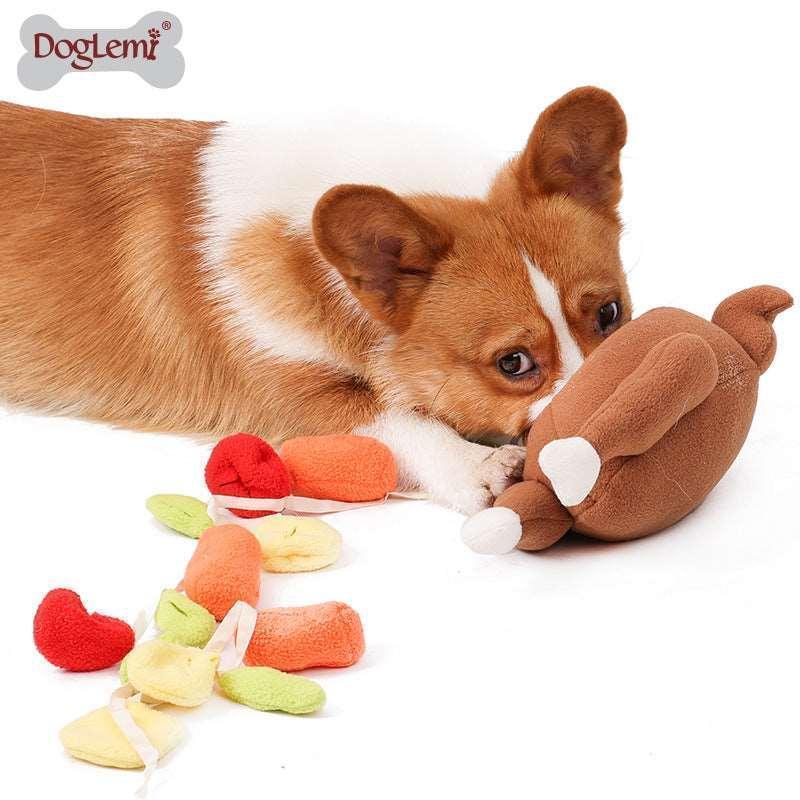 Roast Turkey Vegetables Sniffing Pets Toy - Phantom of the Vogue