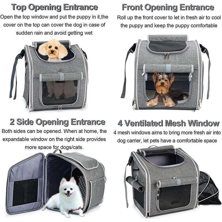 Portable Breathable Bicycle Basket Bag for Dogs - Phantom of the Vogue