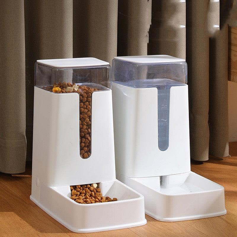 Pet Double Bowl Automatic Feeder Waterer Phantom of the Vogue