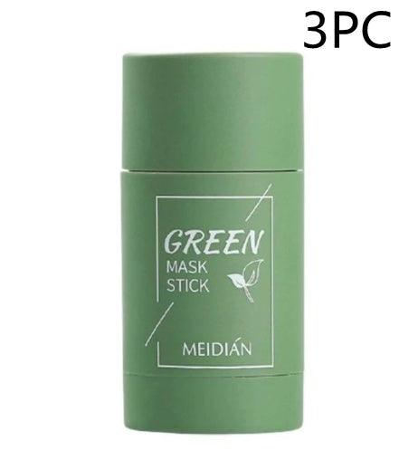 Cleansing Green Tea Mask Clay Stick Oil Control Anti-Acne Whitening Seaweed Mask Skin Care Phantom of the Vogue