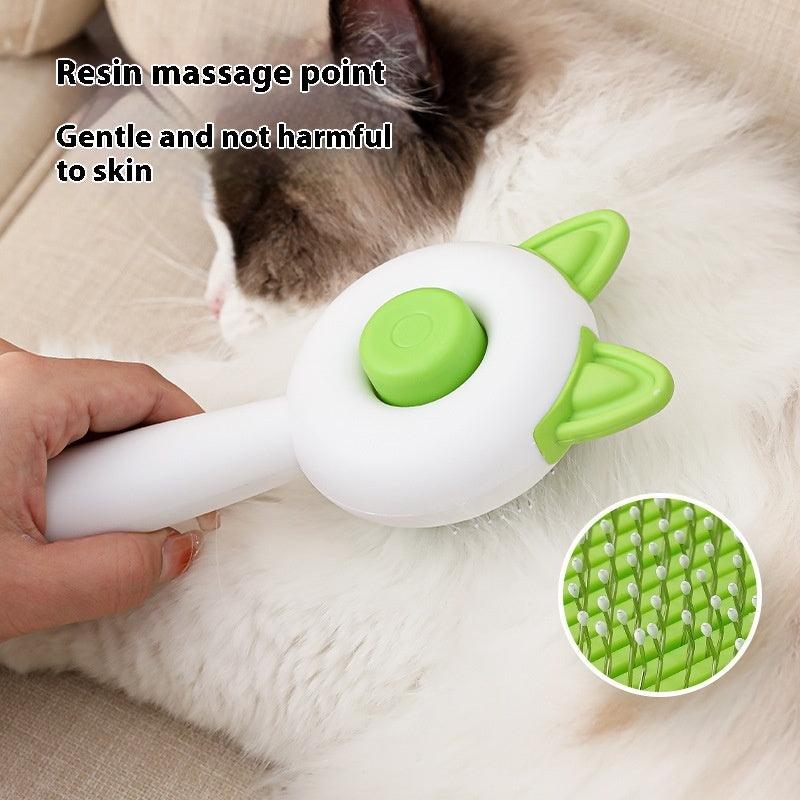 Pet Dog Brush Cat Comb Self Cleaning Pet Hair Remover Brush For Dogs Cats Grooming Tools Pets Dematting Comb Dogs Accessories Pet Products Phantom of the Vogue